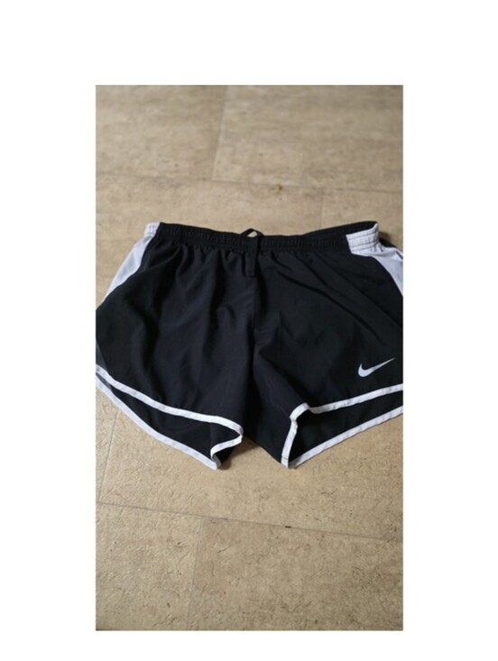 Nike Pants - Nike Black Athletic Running Shorts with White Trim
